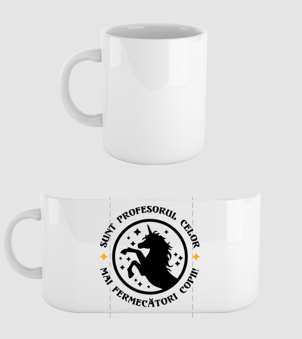Sunt profesorul celor mai fermecători copii model alb pe tricou