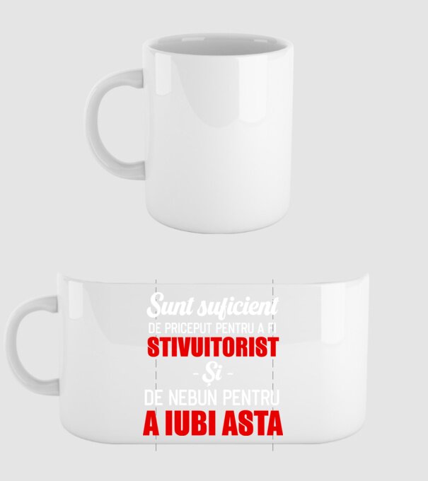 Sunt suficient de priceput pentru a fi STIVUITORIST și suficient de nebun pentru a iubi asta model alb pe tricou
