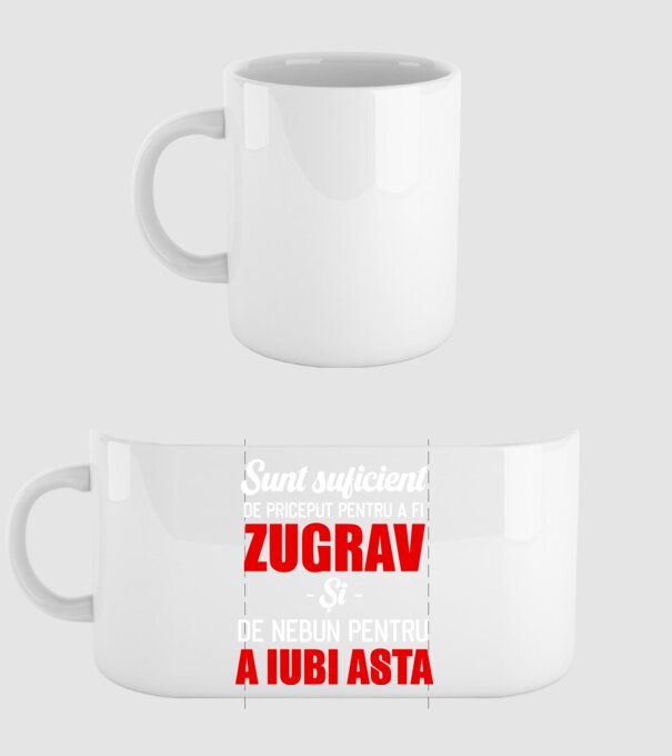 Sunt suficient de priceput pentru a fi ZUGRAV și suficient de nebun pentru a iubi asta model alb pe tricou