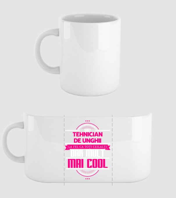 Sunt tehnician de unghii, la fel ca toți ceilalți, dar mult mai cool model alb pe tricou