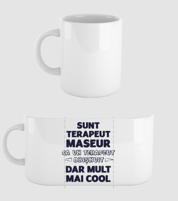 sunt terapeut maseur, ca un terapeut obișnuit, dar mult mai cool model alb pe tricou