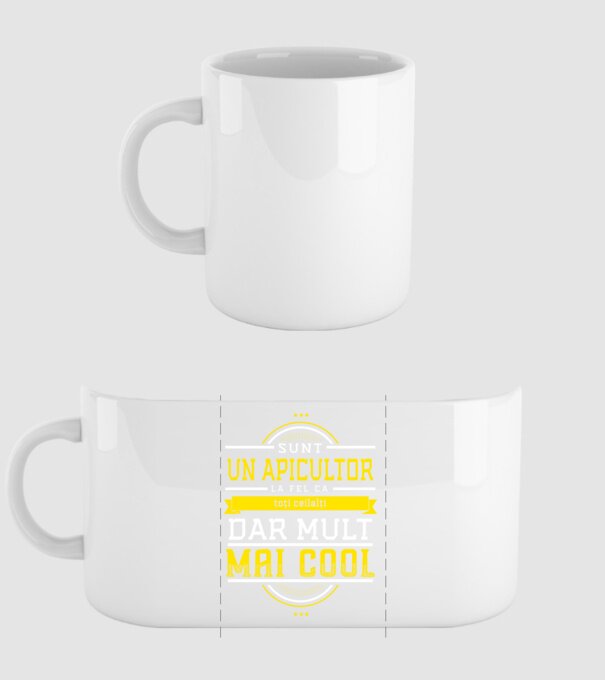 sunt un apicultor, la fel ca toți ceilalți, dar mult mai cool model alb pe tricou