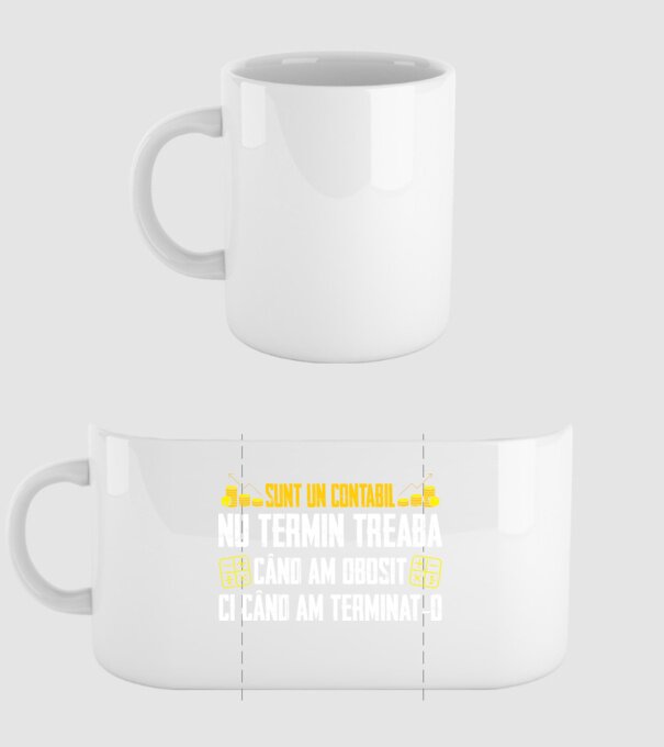 sunt un contabil, nu termin treaba când am obosit, ci când am terminat-o model alb pe tricou