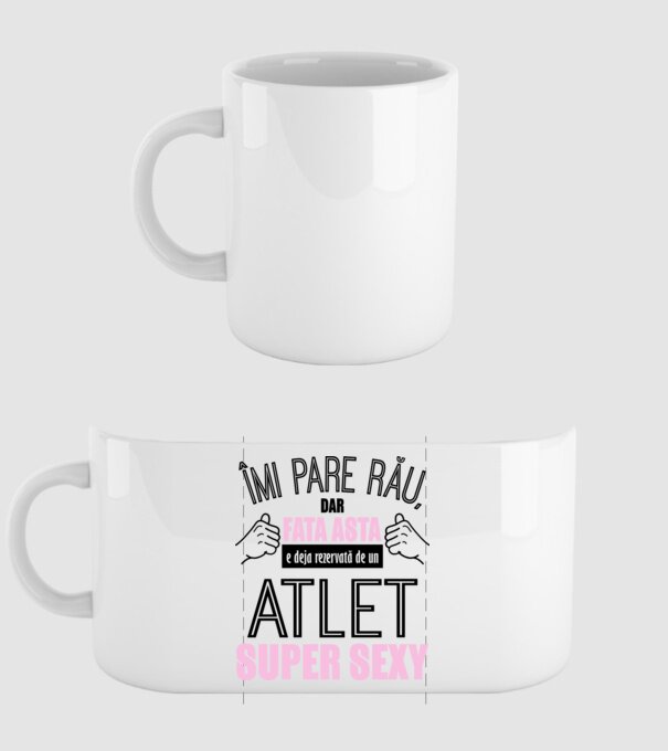 Îmi pare rău, dar fata asta e deja rezervată de un ATLET super sexy model alb pe tricou
