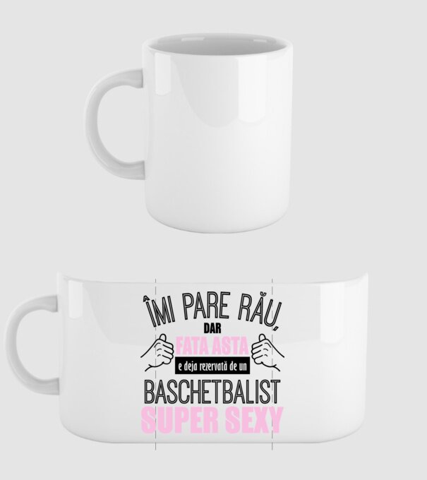 Îmi pare rău, dar fata asta e deja rezervată de un BASCHETBALIST super sexy model alb pe tricou