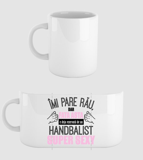Îmi pare rău, dar fata asta e deja rezervată de un HANDBALIST super sexy model alb pe tricou