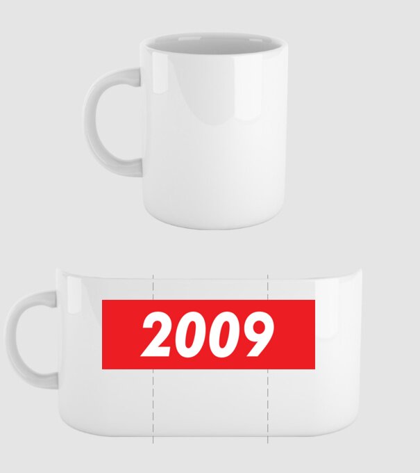 Supreme Birthday 2009 model alb pe tricou