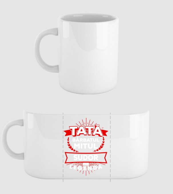 Tată - bărbatul, mitul, sudor de legendă model alb pe tricou
