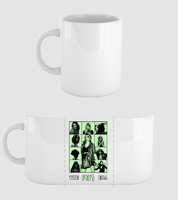 Taylor Swift ERAS green model alb pe tricou