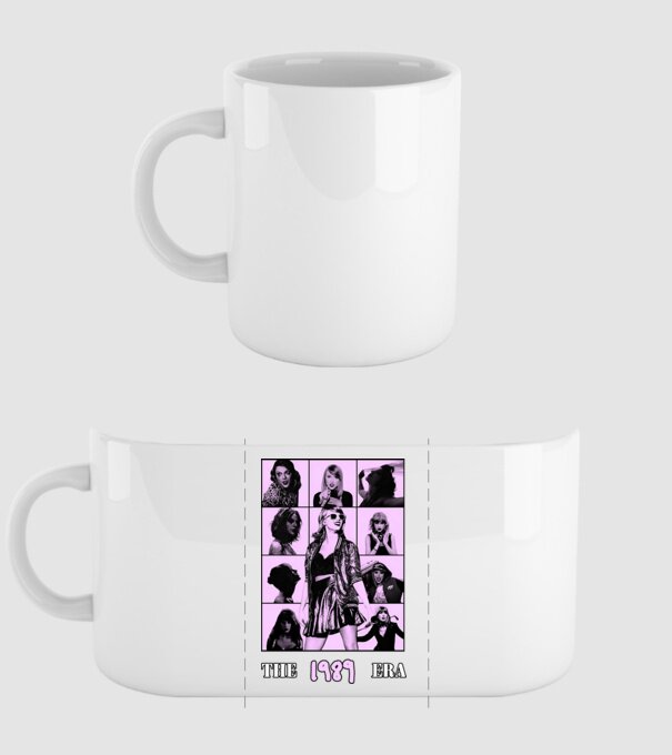 Taylor Swift ERAS lilac model alb pe tricou