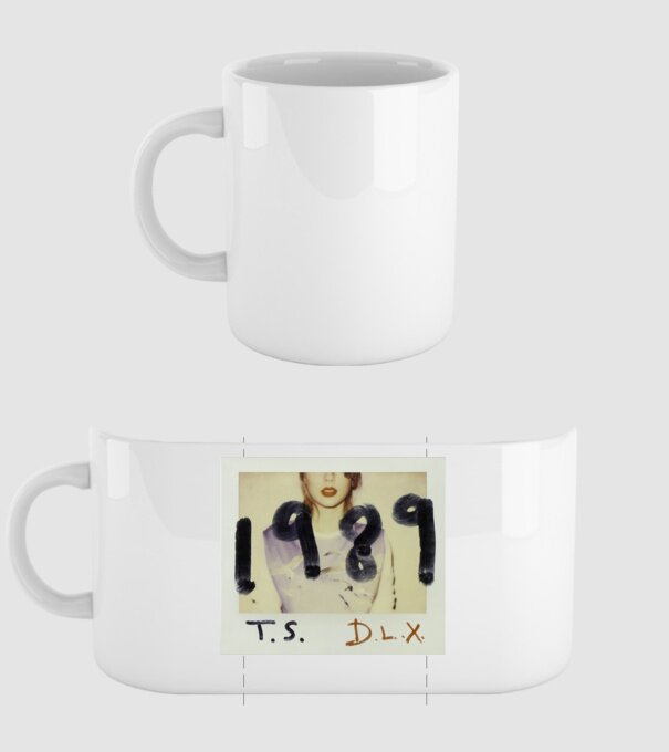Taylor Swift polaroid model alb pe tricou