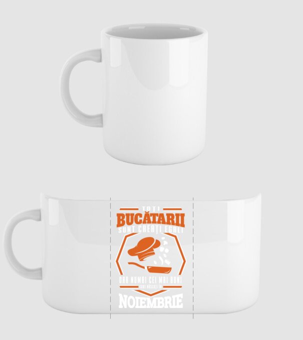 Toți bucătarii sunt creați egali, dar numai cei mai buni sunt născuți în noiembrie model alb pe tricou