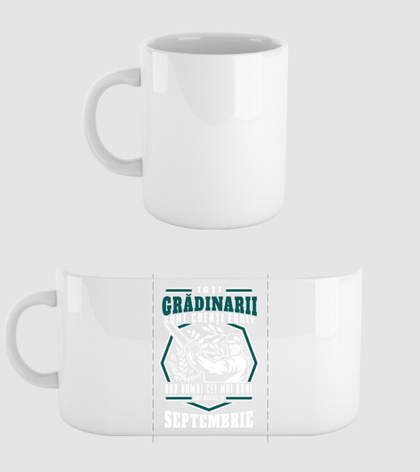 Toți grădinarii sunt creați egali, dar numai cei mai buni sunt născuți în septembrie. model alb pe tricou