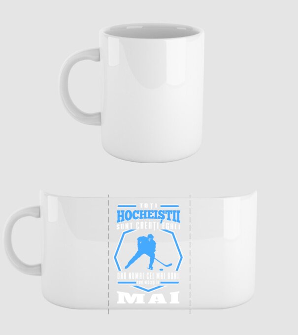 Toți hocheiștii sunt creați egali, dar numai cei mai buni sunt născuți în_Mai model alb pe tricou