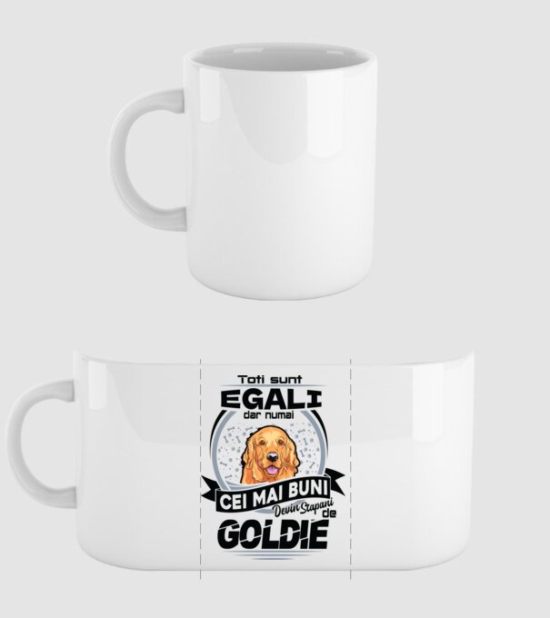 Toți sunt egali, dar numai cei mai buni devin stăpâni de goldie model alb pe tricou