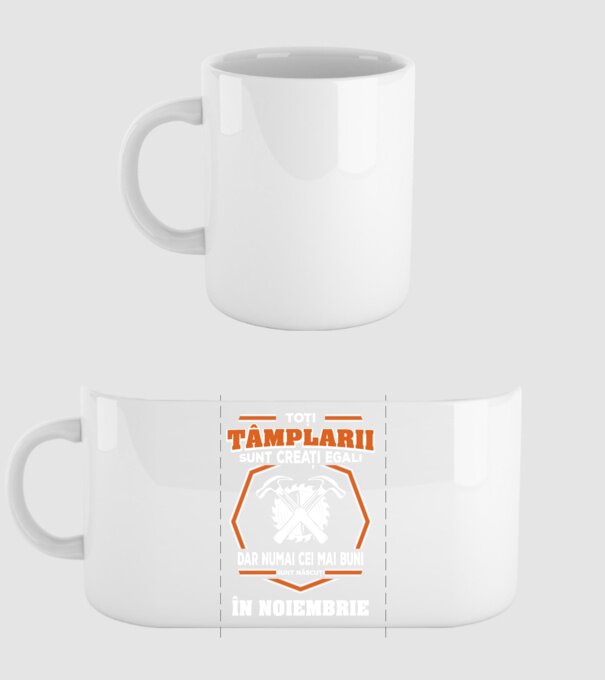 toți tâmplarii sunt creați egali, dar numai cei mai buni sunt născuți în noiembrie model alb pe tricou