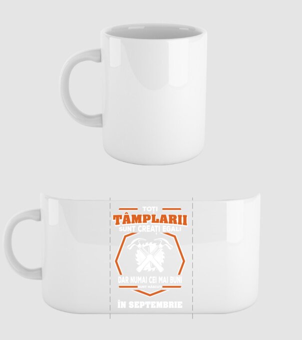 toți tâmplarii sunt creați egali_septembrie model alb pe tricou