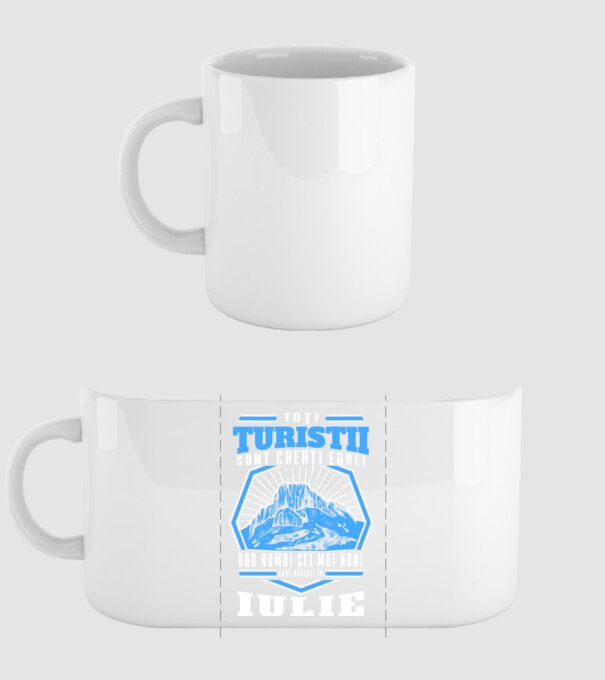 Toți amatorii de drumeții sunt creați egali, dar numai cei mai buni sunt născuți în iulie model alb pe tricou