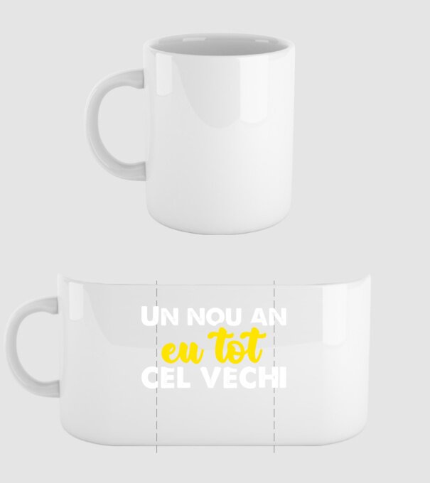 Un nou an, eu tot cel vechi model alb pe tricou