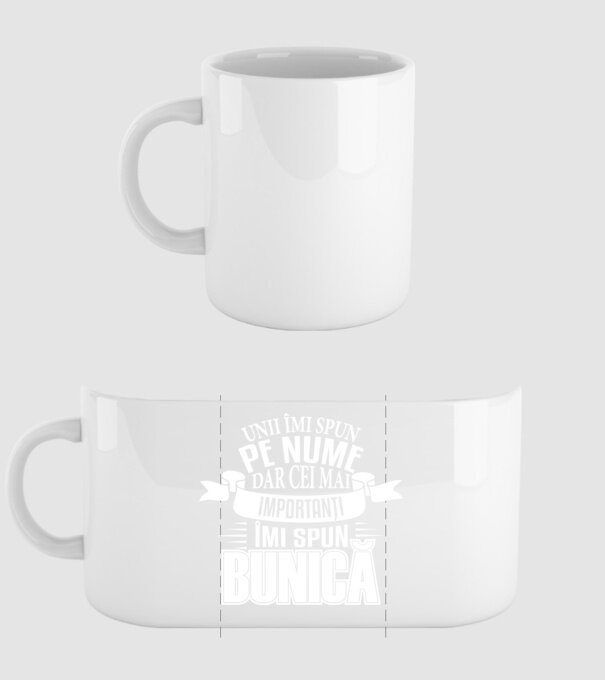 Unii îmi spun pe nume, dar cei mai importanți îmi spun bunică model alb pe tricou