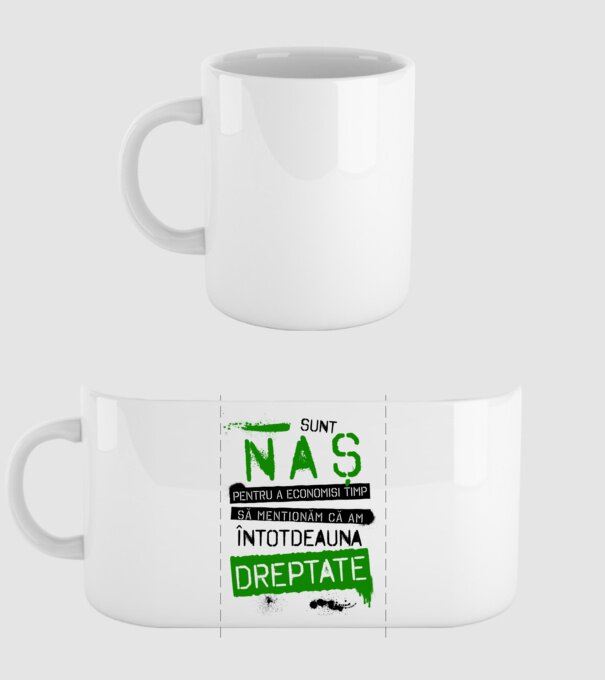 Sunt naș - pentru a economisi timp, să menționăm că am întotdeauna dreptate! model alb pe tricou