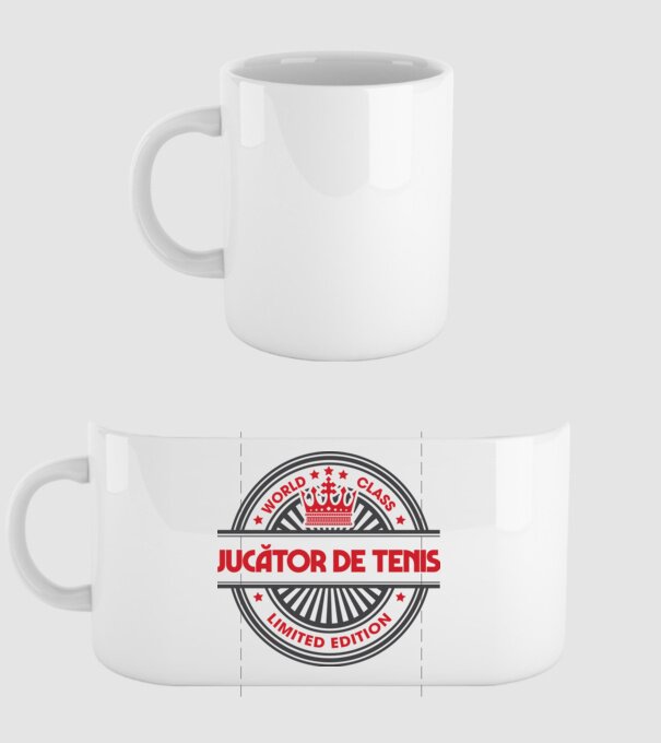 jucător de tenis model alb pe tricou