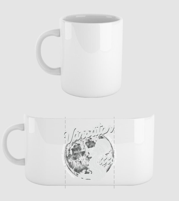 Zodiac femeie VĂRSĂTOR retro model alb pe tricou