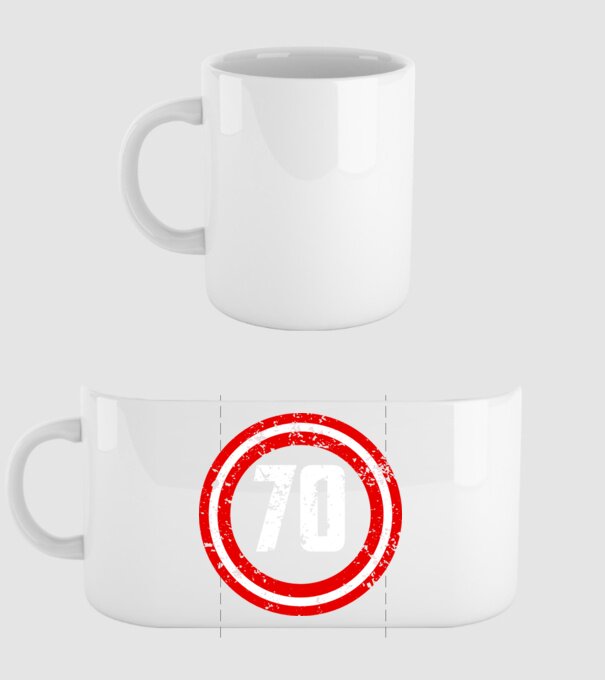 Birthday captain 70 Years old model alb pe tricou