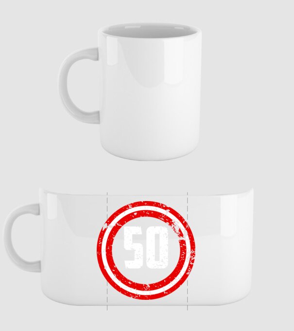 Birthday captain 50 Years old model alb pe tricou