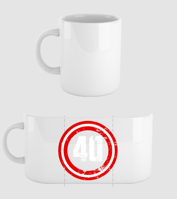 Birthday captain 40 Years old model alb pe tricou