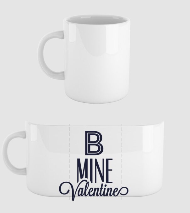Be my Valentine! model alb pe tricou