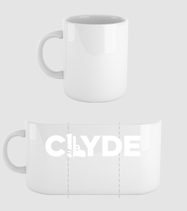 Bonnie és Clyde CLYDE model alb pe tricou