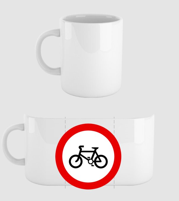 Pistă pentru Biciclete model alb pe tricou