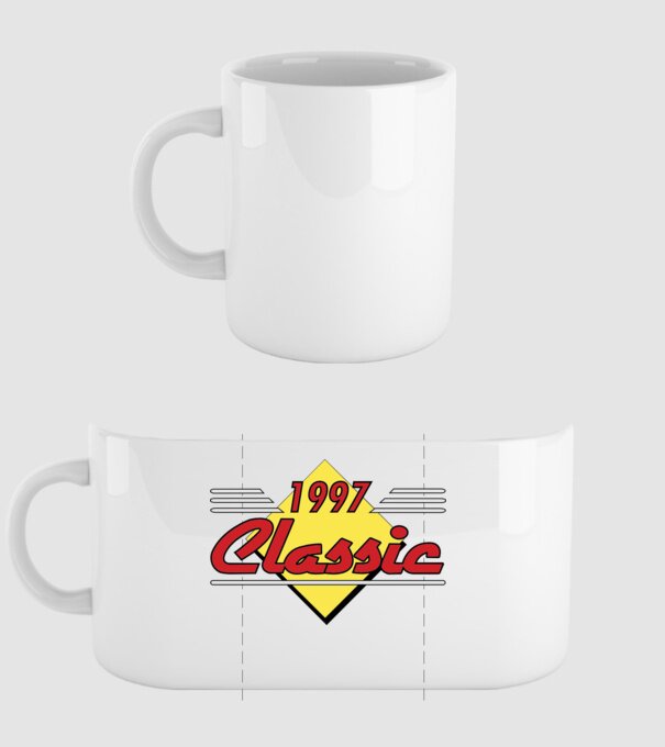 Classic - 1997 model alb pe tricou