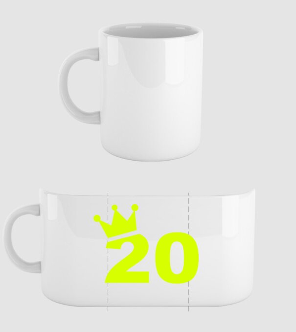 Dog Year - 20 model alb pe tricou