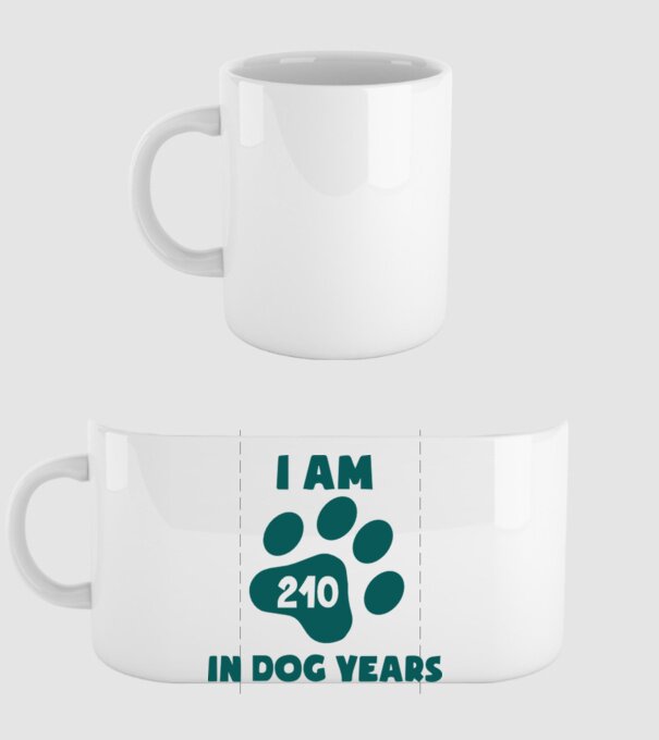 Dog Year - 210 model alb pe tricou