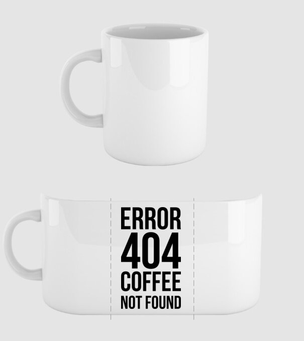 Error 404 model alb pe tricou