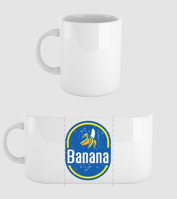 Banane carnaval model alb pe tricou