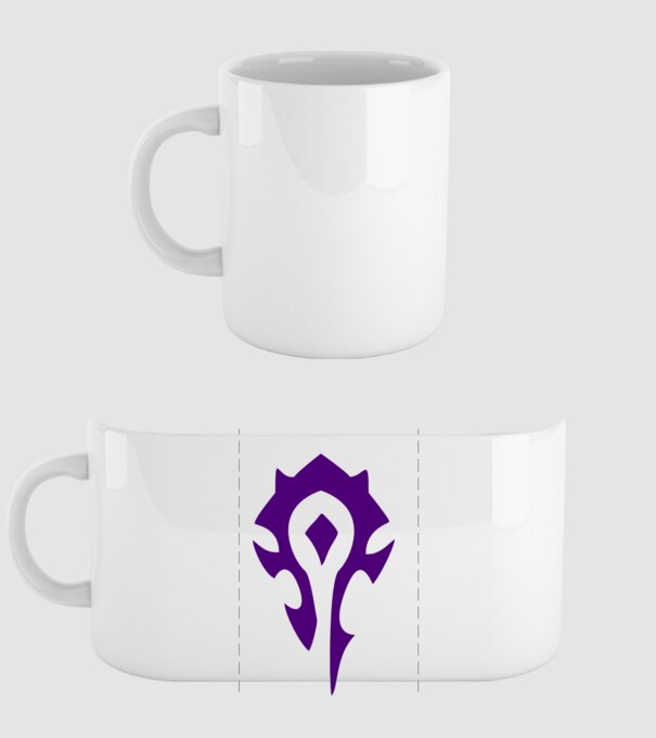 horde PvP model alb pe tricou