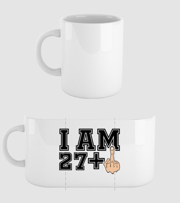 Funny Birthday I am 28 model alb pe tricou