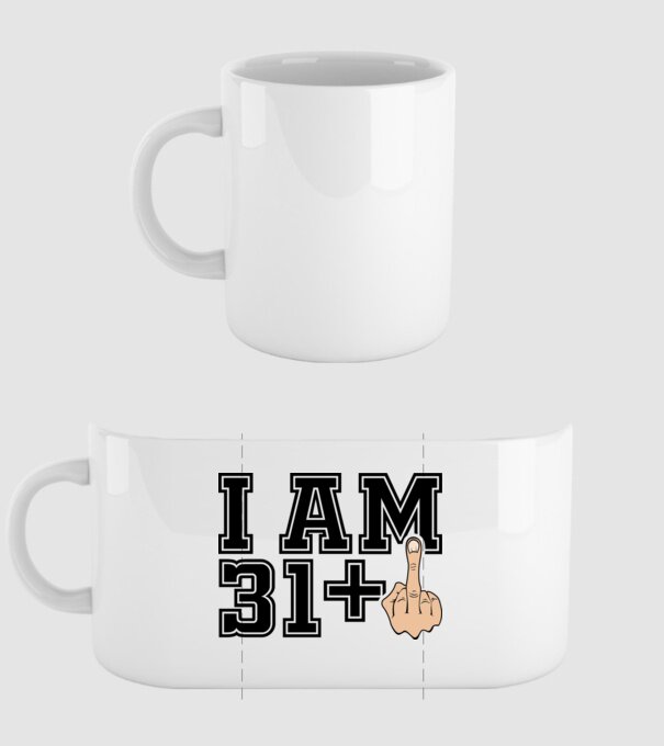 Funny Birthday I am 32 model alb pe tricou