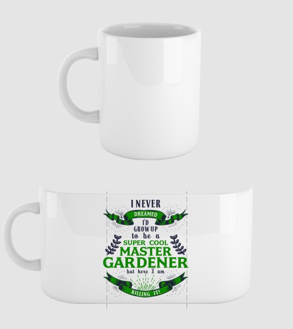 I never dreamed gardener lght model alb pe tricou