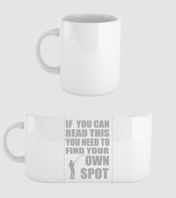 If you can read this, you need to find your own spot model alb pe tricou