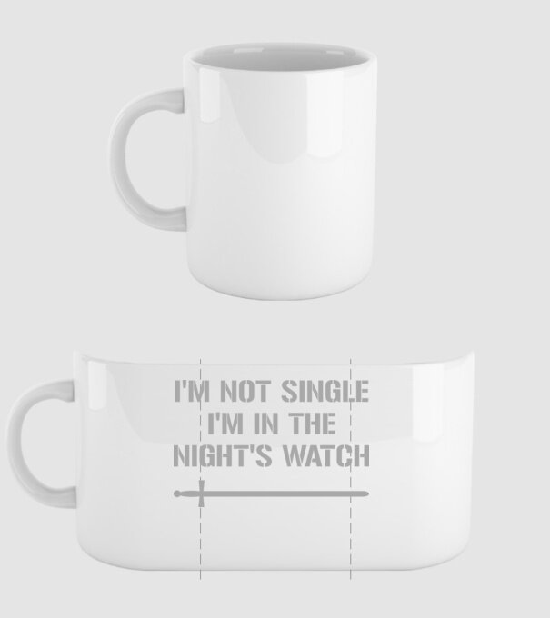 Im not single...! model alb pe tricou