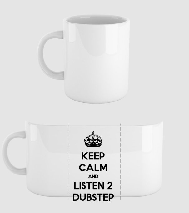 Keep Calm... model alb pe tricou