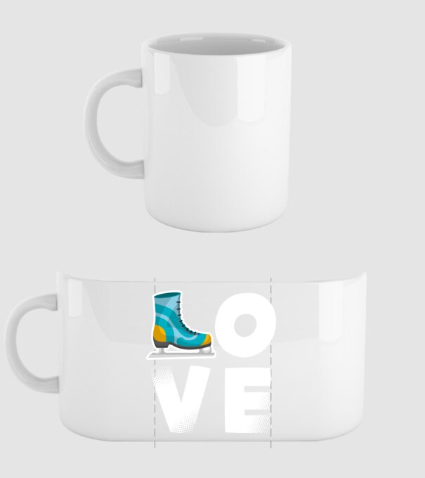 love model alb pe tricou