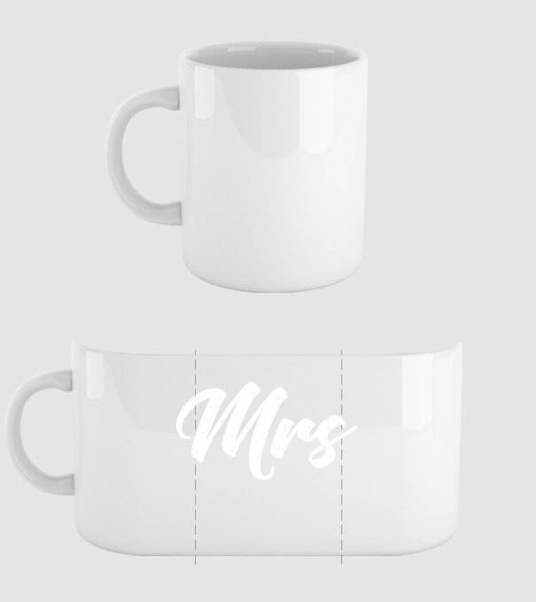 Mrs 1 model alb pe tricou