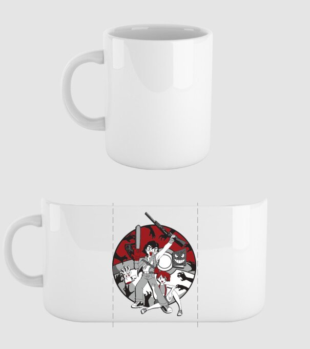 pokemon survive maki model alb pe tricou
