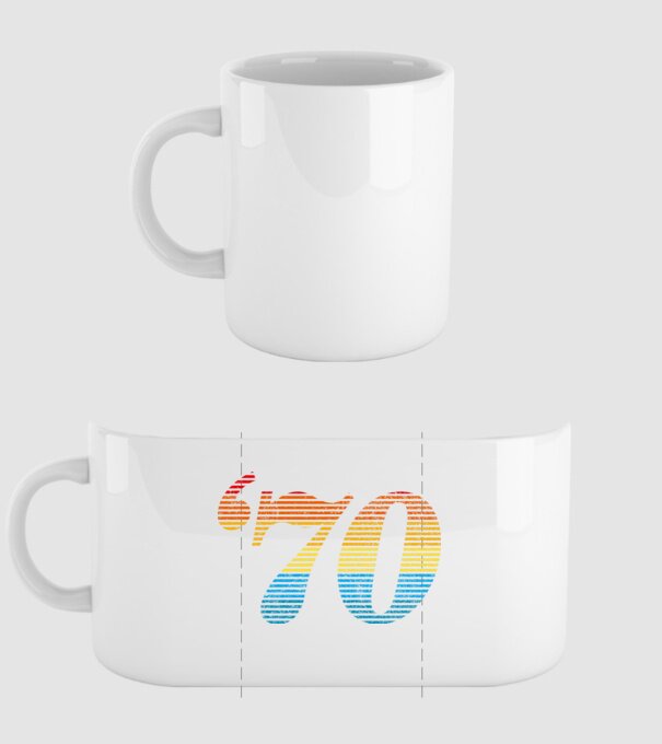 Retro Birthday 1970 model alb pe tricou