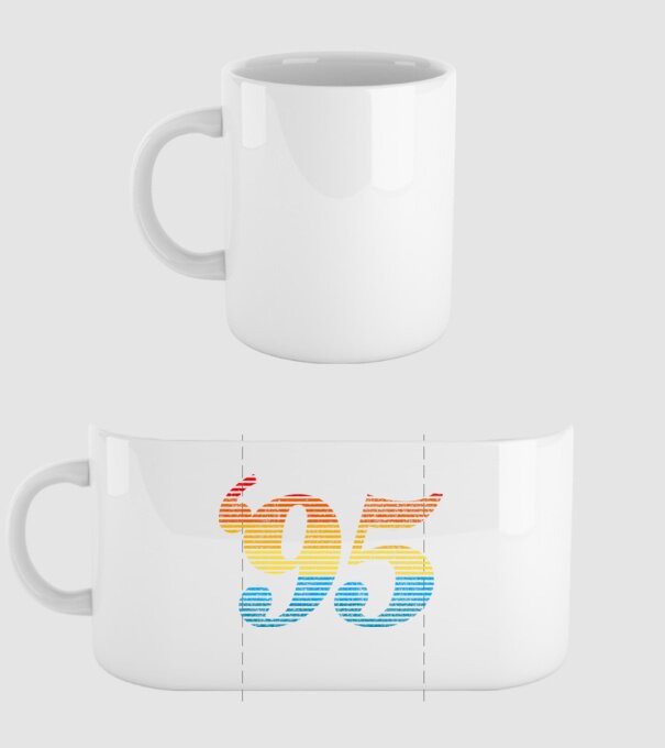Retro Birthday 1995 model alb pe tricou